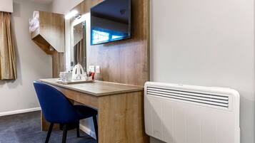 Desk, iron/ironing board, free cots/infant beds, free WiFi