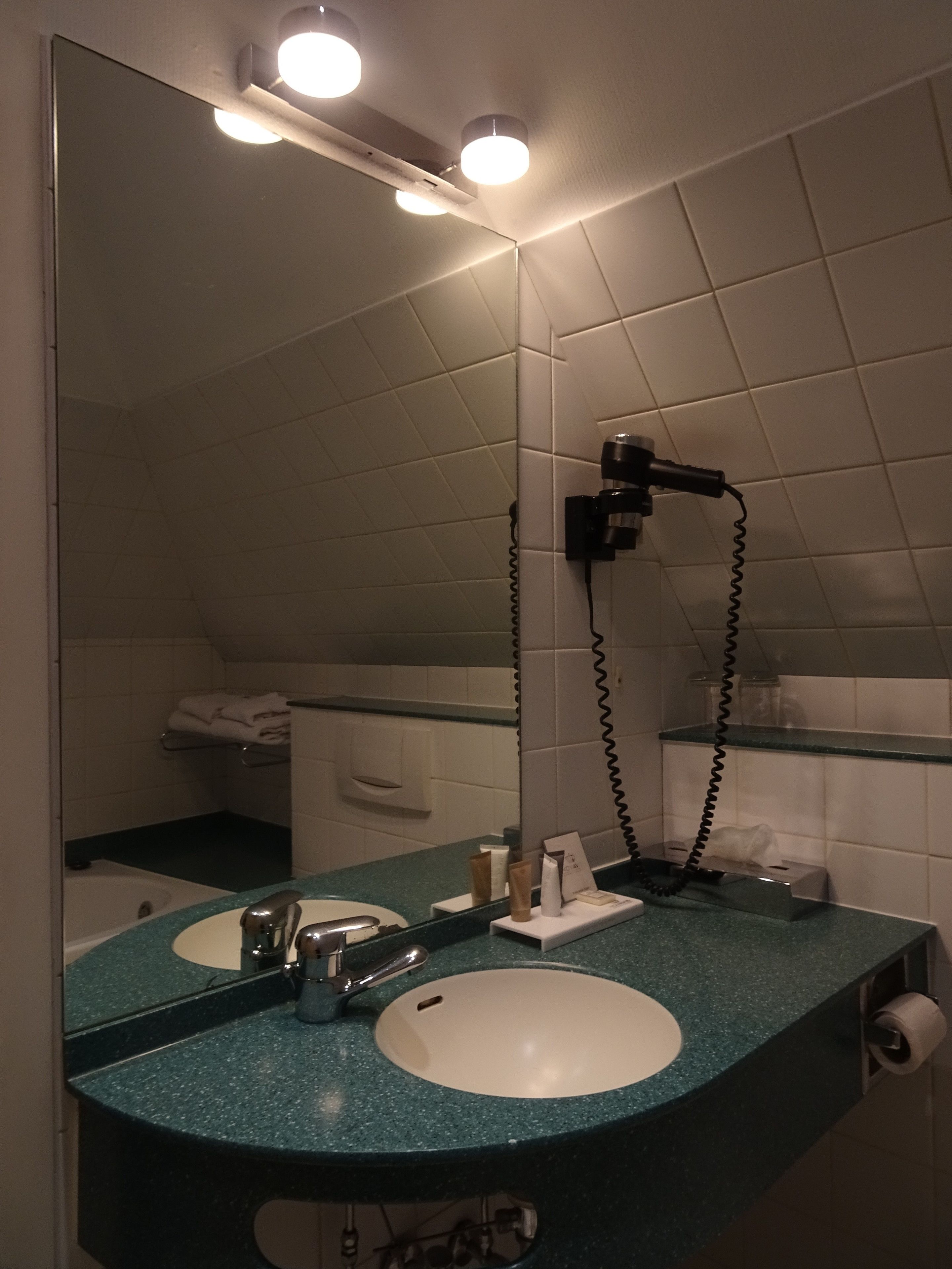 double or twin room, canal view | bathroom sink