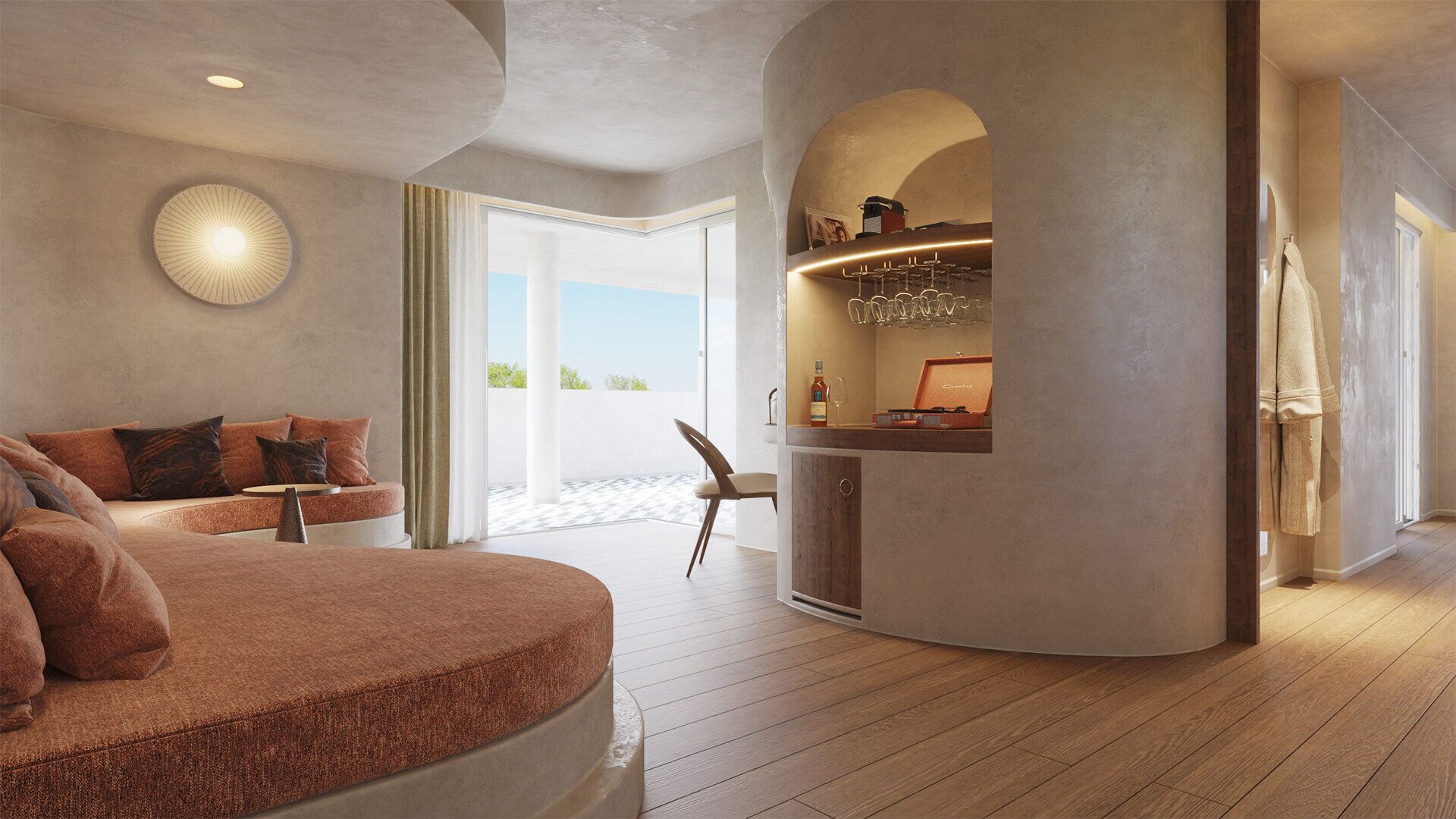 Minibar, in-room safe, desk, iron/ironing board