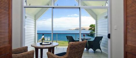 Habitación doble superior, 1 habitación, vista al océano, frente al mar | Vista desde la habitación