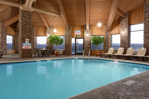 Indoor pool, outdoor pool