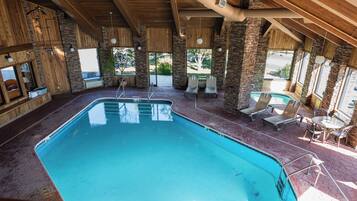 Indoor pool, outdoor pool