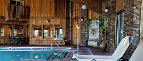 Indoor pool, outdoor pool