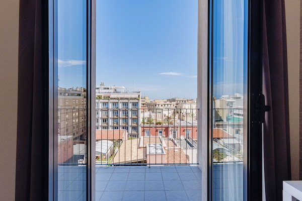 Vue depuis le balcon