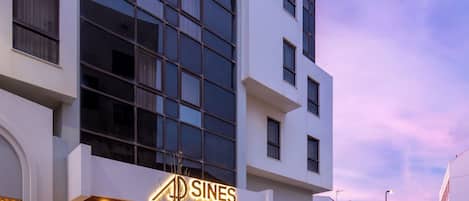 Front of property – evening/night