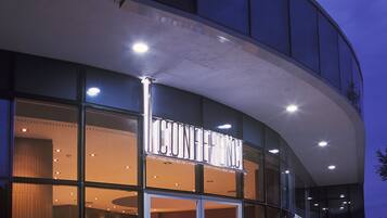 Front of property – evening/night