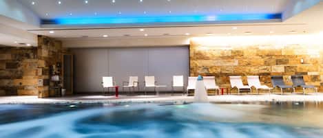 Hot tub, body treatments, body scrubs, facials, massages