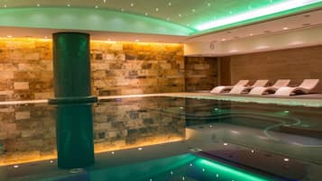 Hot tub, body treatments, body scrubs, facials, massages