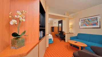 Flatscreentelevisie en een dvd-speler