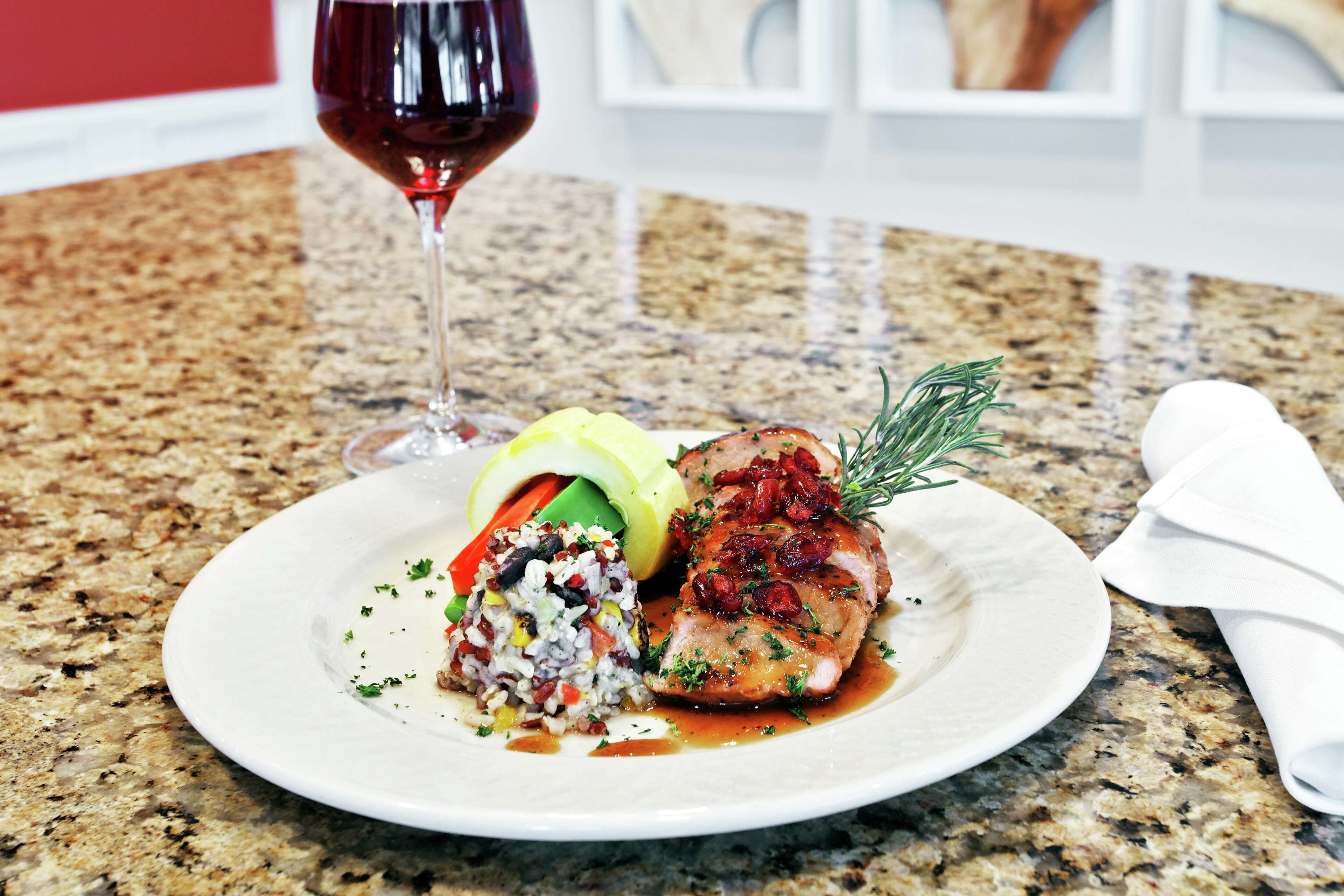 breakfast and dinner served