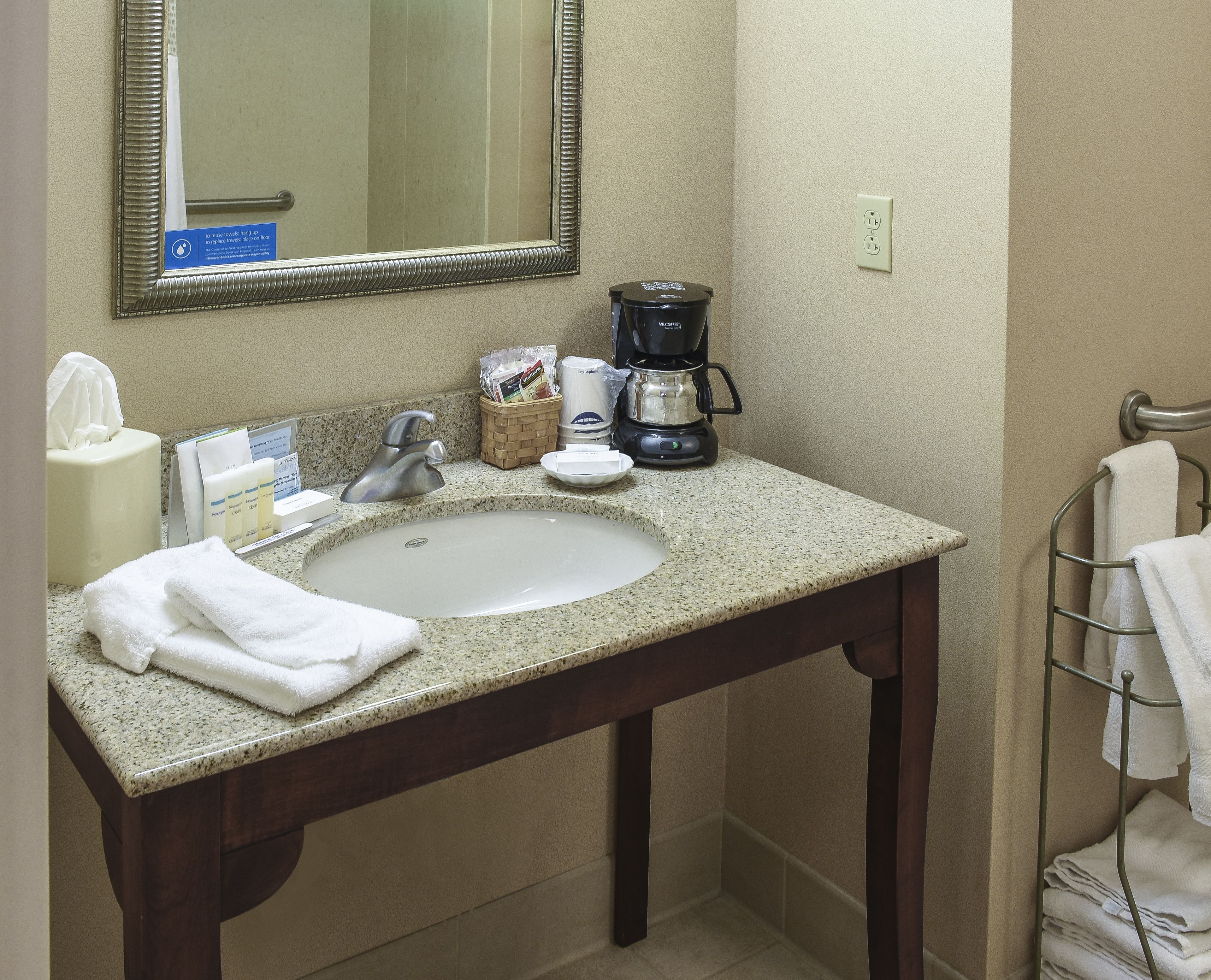 room, 2 queen beds, accessible, fireplace | pillow-top beds, in-room safe, blackout curtains, iron/ironing board