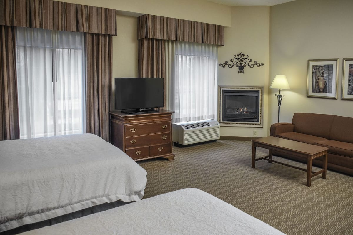 Pillow-top beds, in-room safe, blackout curtains, iron/ironing board