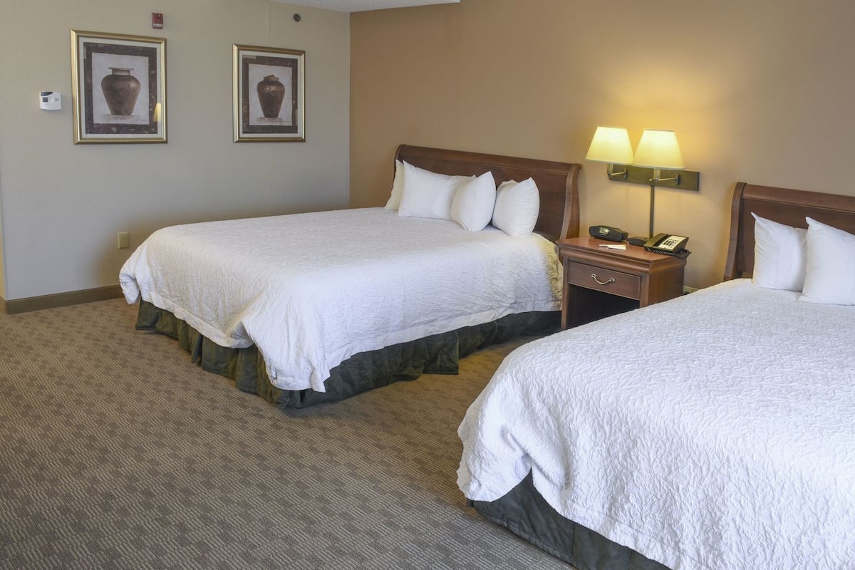 Pillow-top beds, in-room safe, blackout curtains, iron/ironing board
