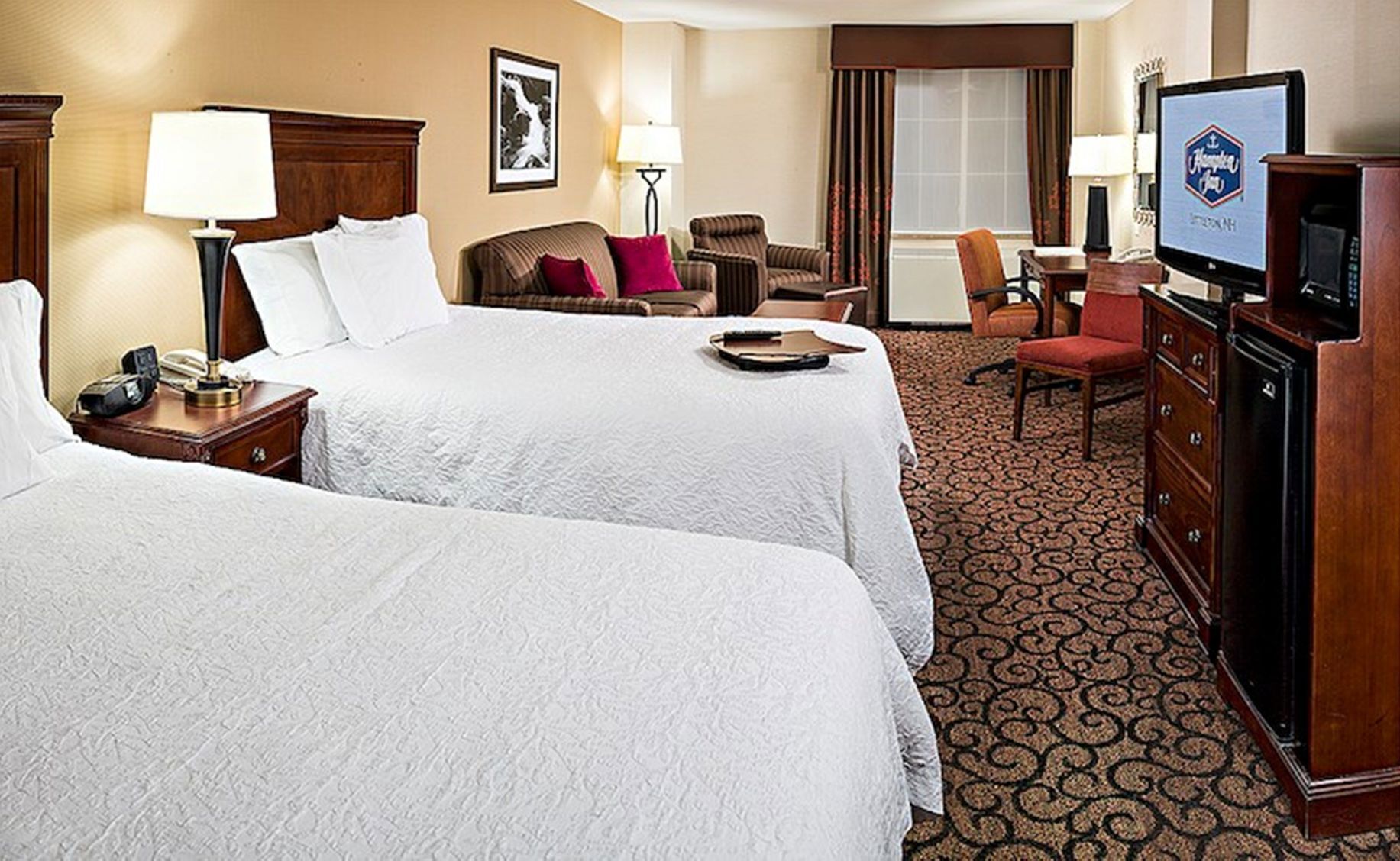 Ropa de cama de alta calidad y camas con pillow-top 
