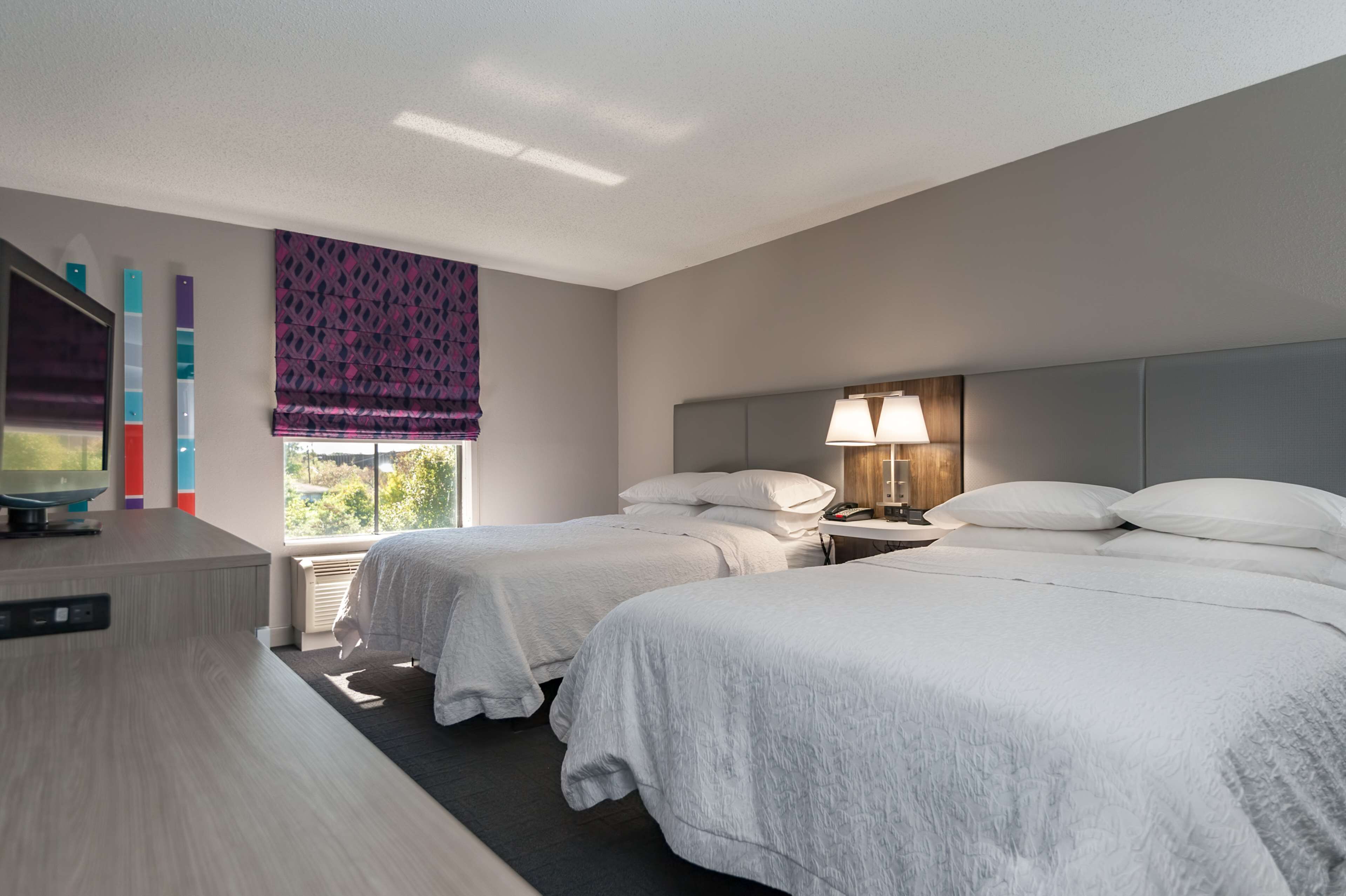 room, 2 queen beds, non smoking | down duvets, blackout curtains, iron/ironing board