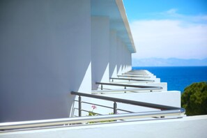 Double or Twin Room, Sea View | Balcony view