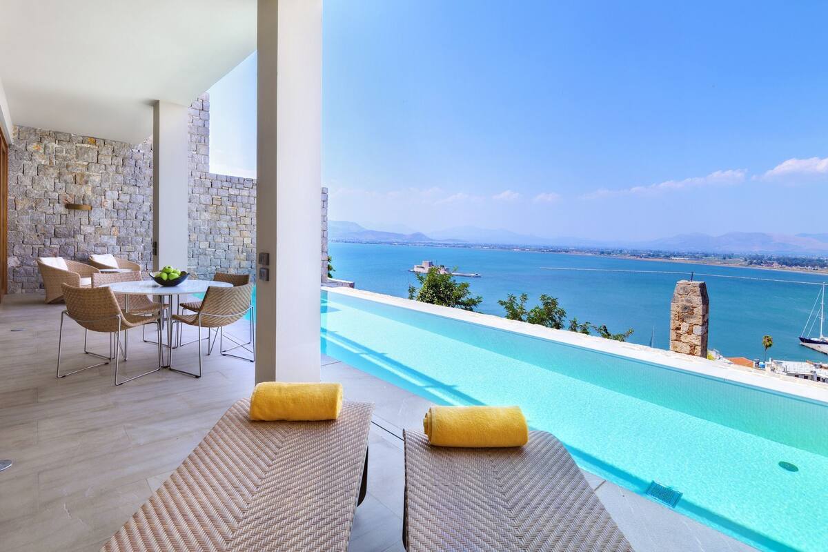 Villa, 2 Schlafzimmer, eigener Pool, Meerblick (Palace) | Minibar, Zimmersafe, Schreibtisch, schallisolierte Zimmer