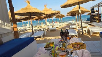 Private beach nearby