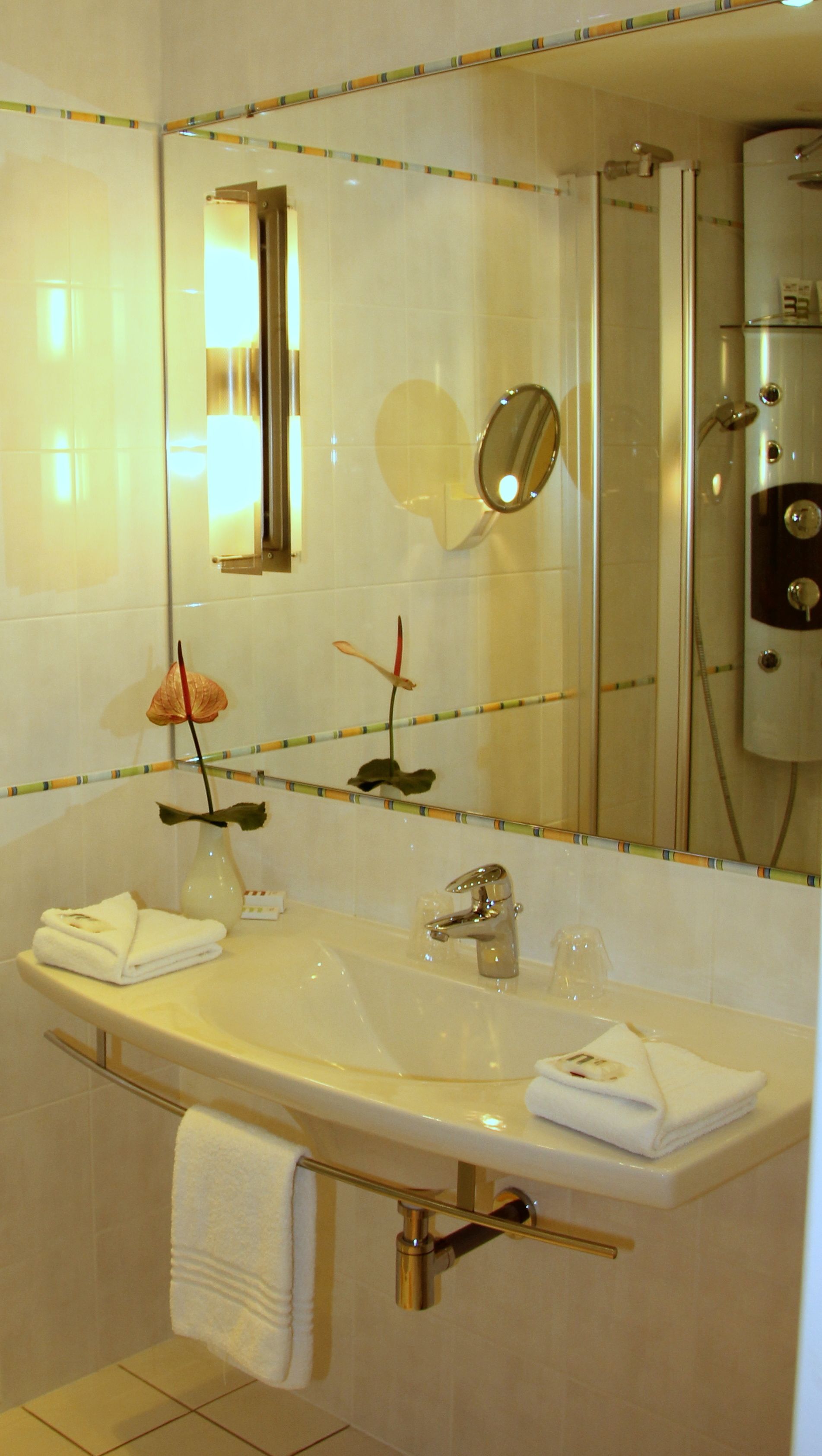 classic room, 1 double bed | bathroom | eco-friendly toiletries, hair dryer, towels, soap