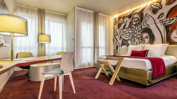 1 dormitorio, ropa de cama de alta calidad, minibar y caja fuerte