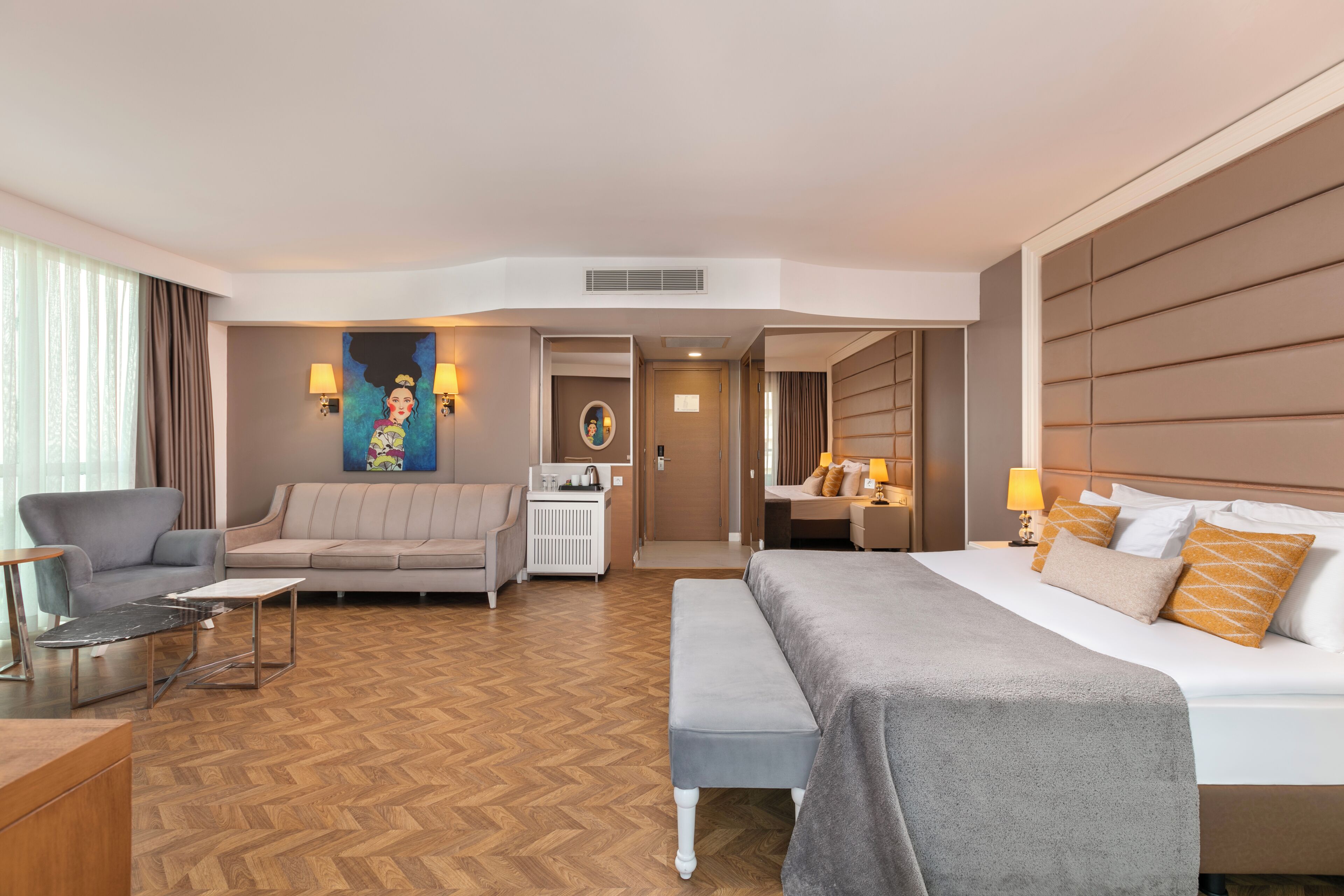 Premium bedding, minibar (free items), in-room safe, desk