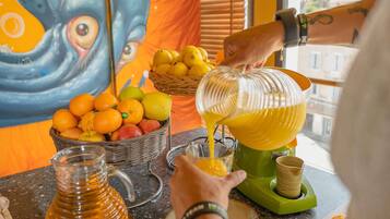 Daily buffet breakfast (EUR 18 per person)