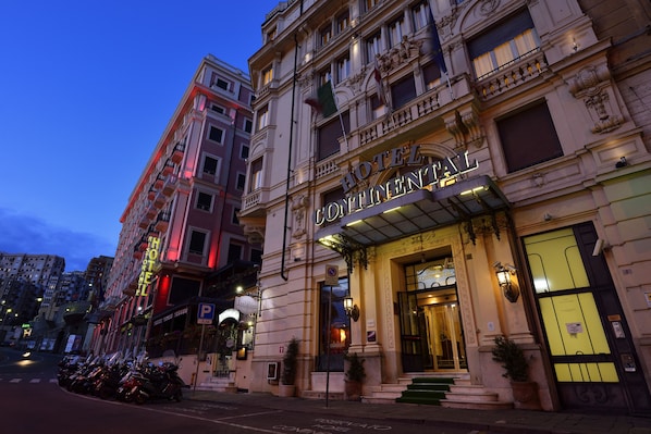 Front of property - evening/night