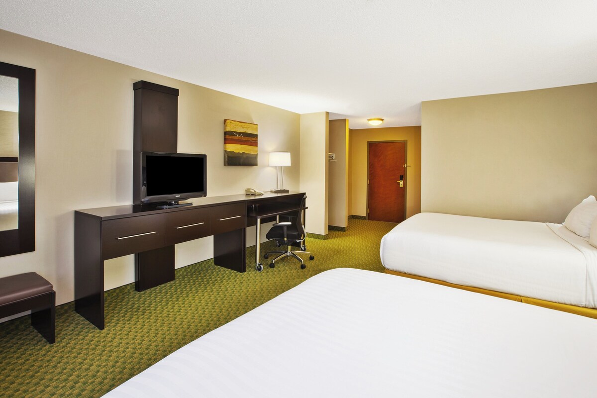 Suite, 2 Queen Beds | In-room safe, desk, iron/ironing board, free cots/infant beds