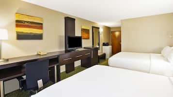In-room safe, desk, iron/ironing board, free cribs/infant beds