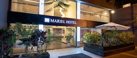 Front of property - evening/night