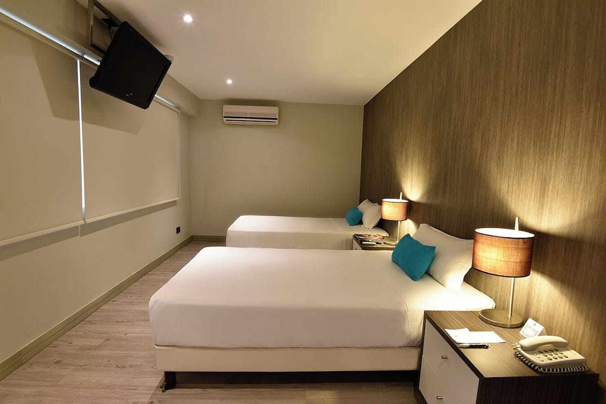 Twin Room, City View | Premium bedding, down comforters, minibar, in-room safe
