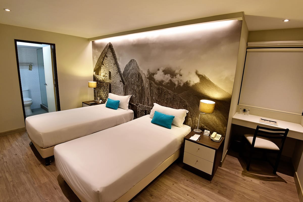 Ropa de cama de alta calidad y minibar