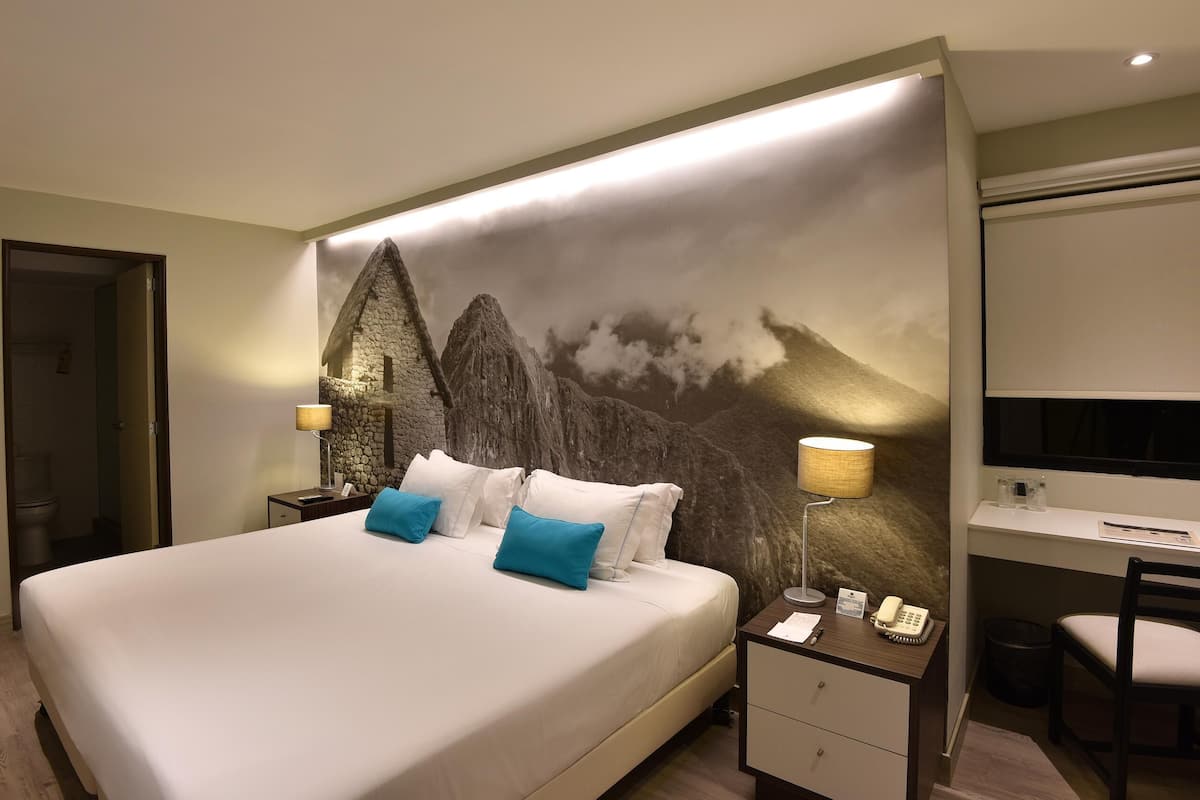 Ropa de cama de alta calidad y minibar