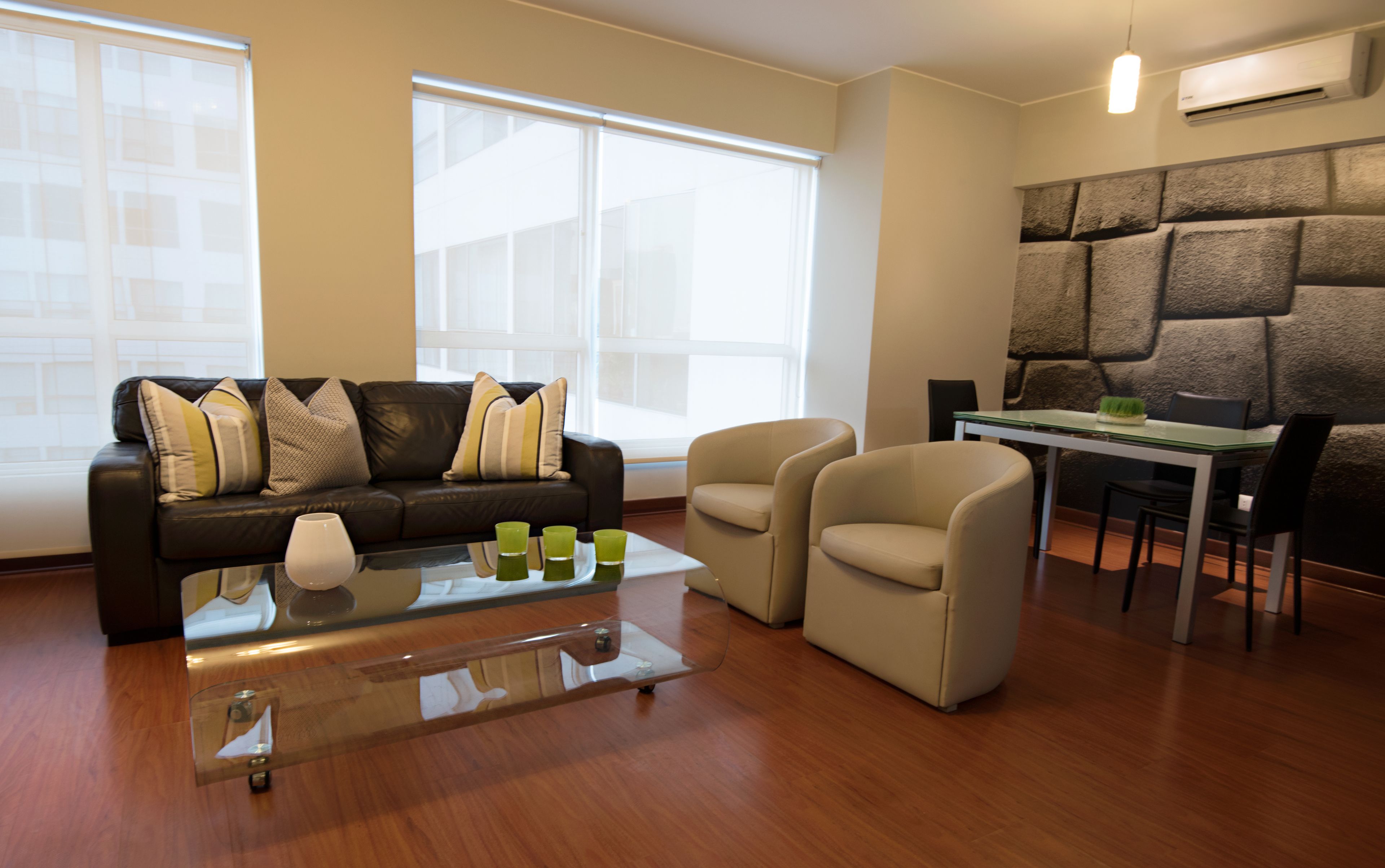 Apartment | Living area | 32-inch LCD TV with cable channels, TV