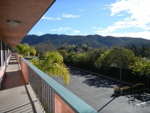 Uitzicht vanaf balkon