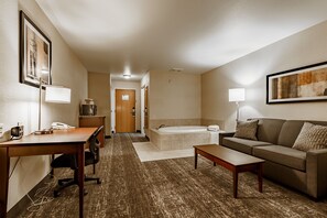 In-room safe, desk, laptop workspace, iron/ironing board