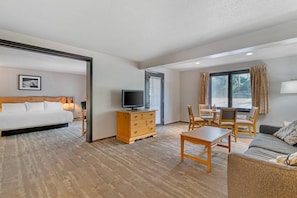 Individually furnished, blackout curtains, iron/ironing board