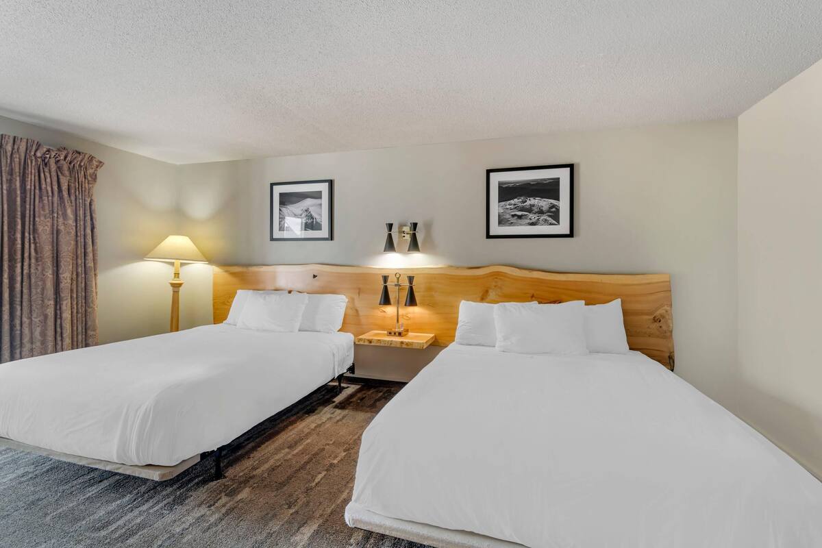 Individually furnished, blackout curtains, iron/ironing board