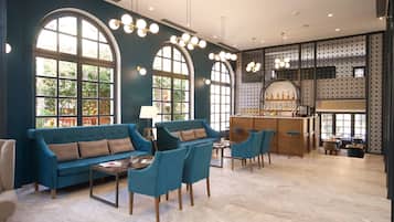 Sala de estar en el lobby