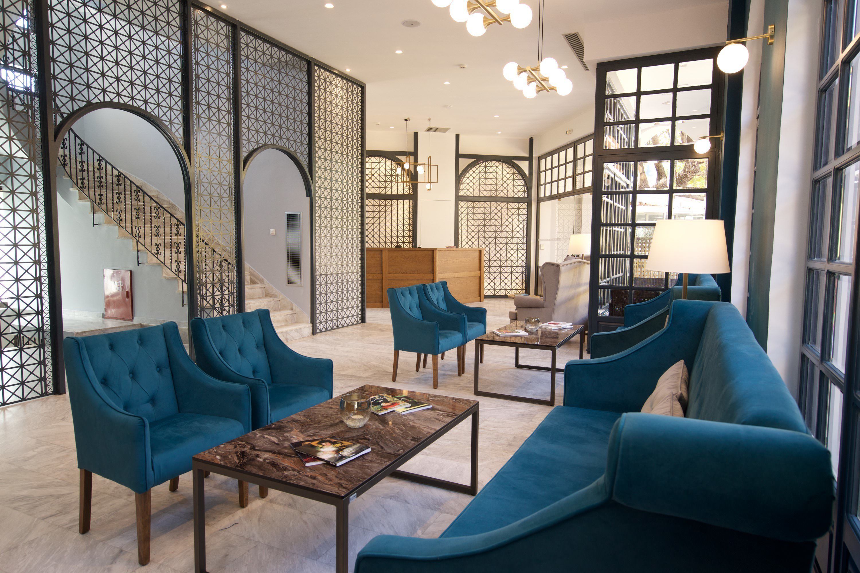 Sala de estar en el lobby