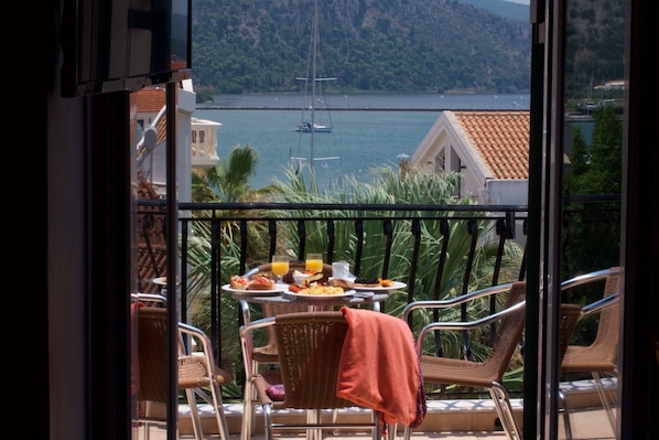 Einzelzimmer | Blick vom Balkon