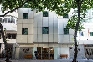 Façade de l’hébergement