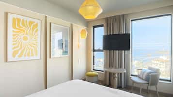 Premium bedding, minibar, in-room safe, desk