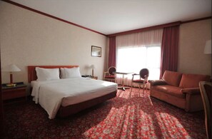 Habitación doble estándar | Minibar, caja de seguridad en la habitación y escritorio 