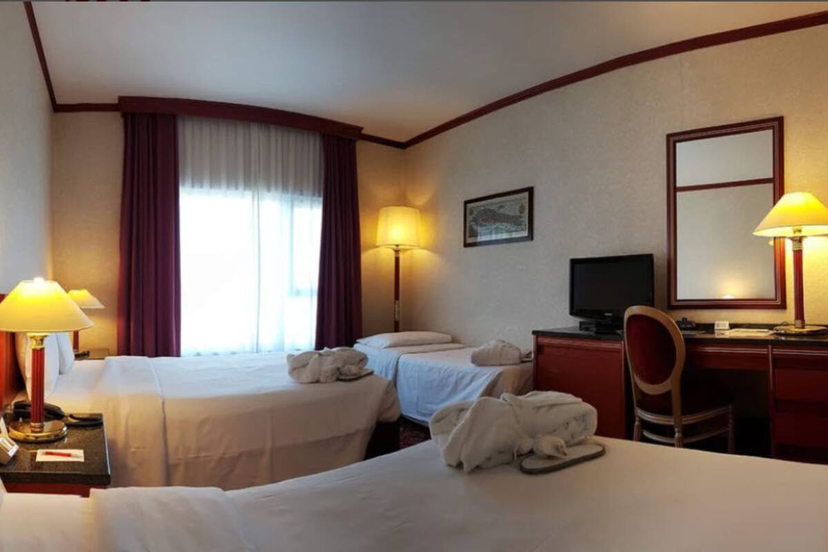 Bureau, rideaux occultants, Wi-Fi gratuit, draps fournis