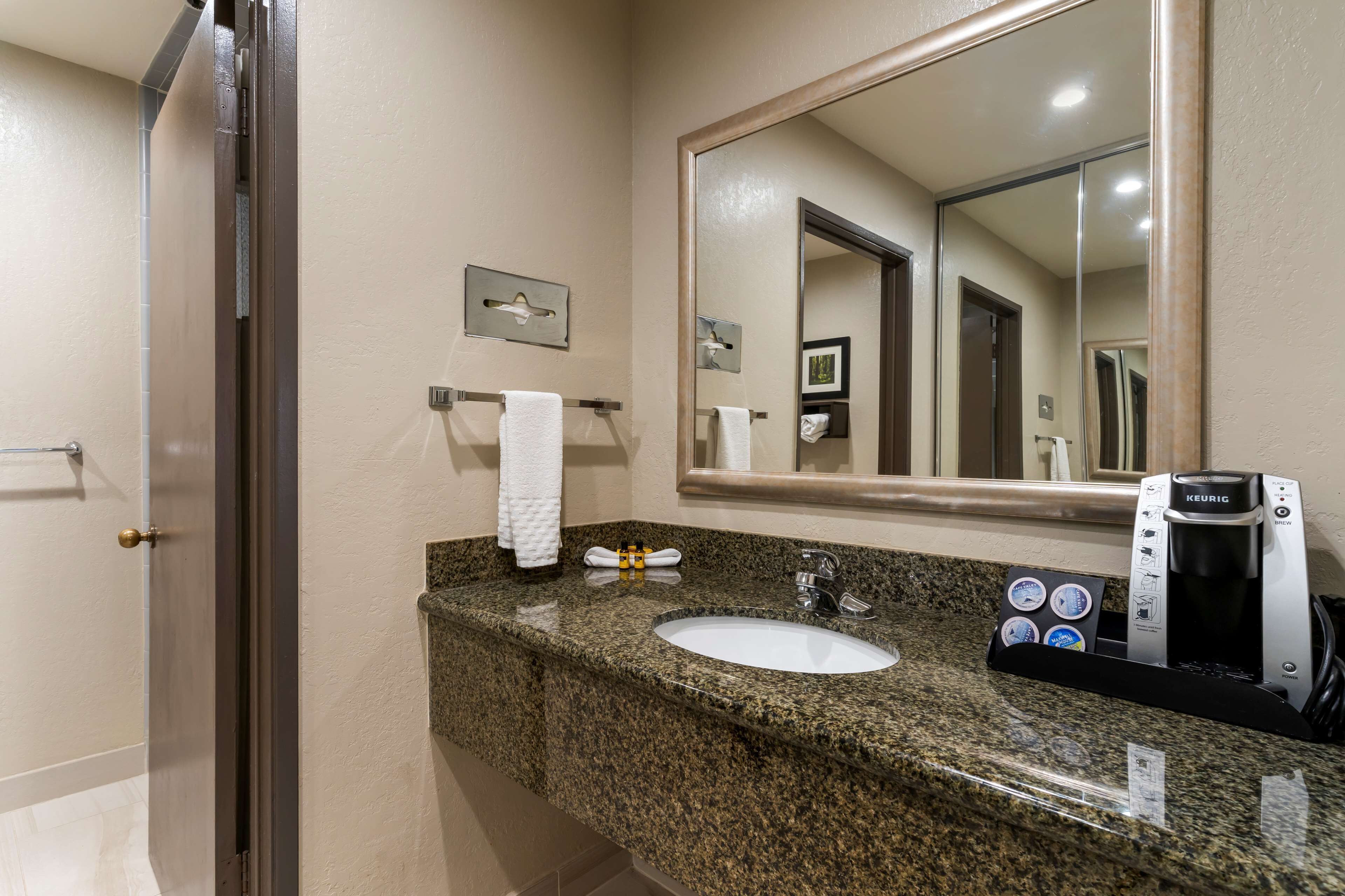 free toiletries, hair dryer, towels, soap