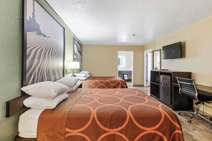 Upgraded, Suite, Multiple Beds | Iron/ironing board, free WiFi, bed sheets - Super 8 by Wyndham St. George UT (St. George)