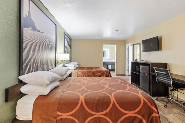 Upgraded, Suite, Multiple Beds | Iron/ironing board, free WiFi, bed sheets - Super 8 by Wyndham St. George UT (St. George)