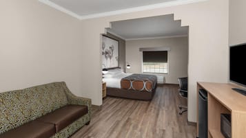 Kamer, 1 kingsize bed, niet-roken | Luxe beddengoed, een bureau, verduisterende gordijnen, gratis wifi
