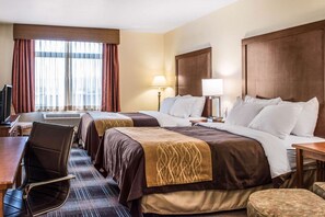 Standard Room, 2 Double Beds, Non Smoking | In-room safe, desk, iron/ironing board, free WiFi - Comfort Inn & Suites Sheridan (Sheridan)